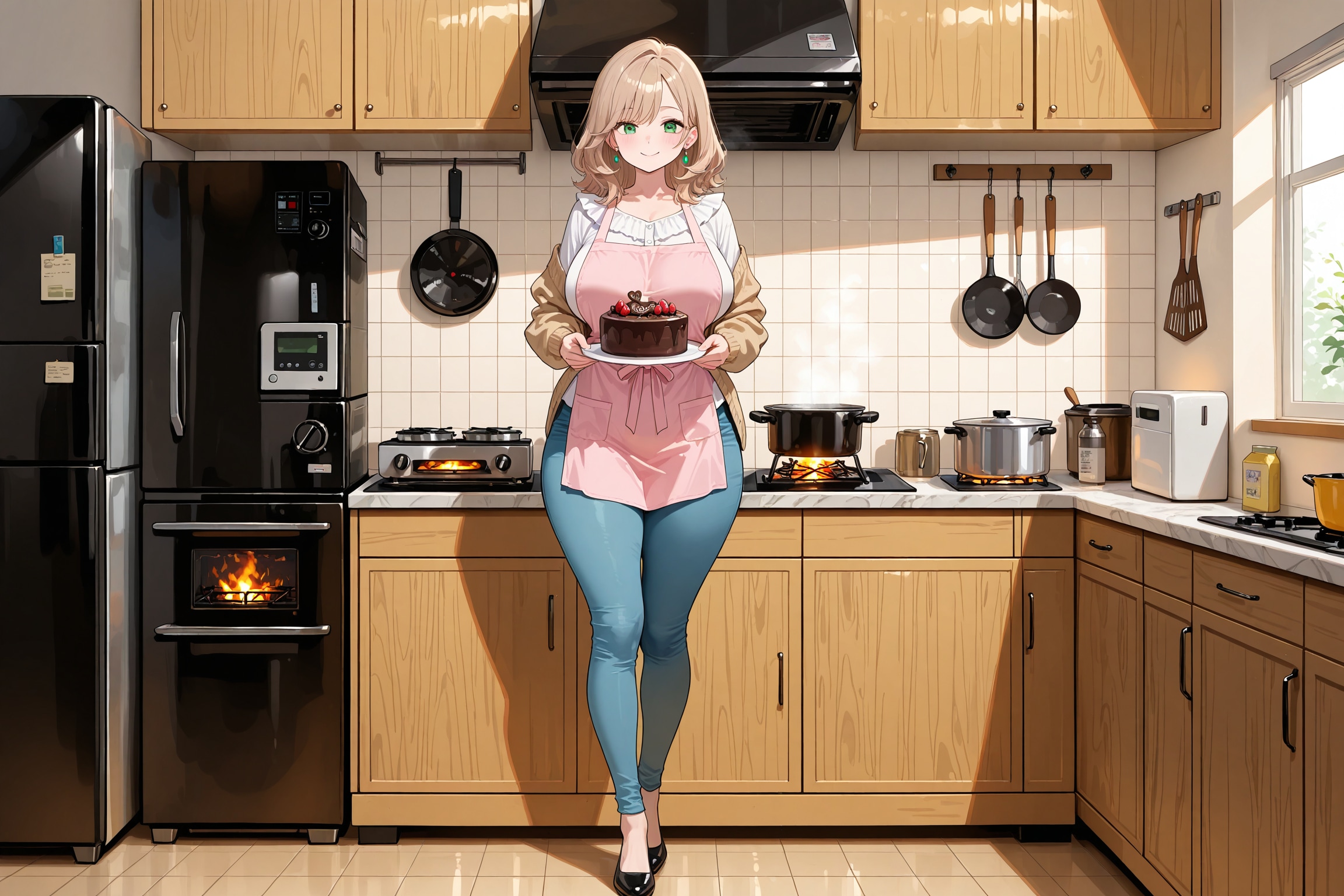 実質、柚月さんのお部屋（キッチンが）