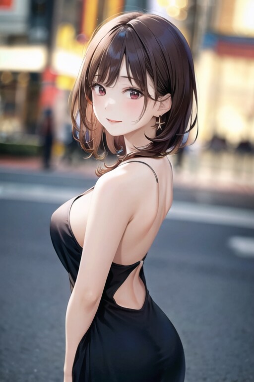 Backless Dress 13
