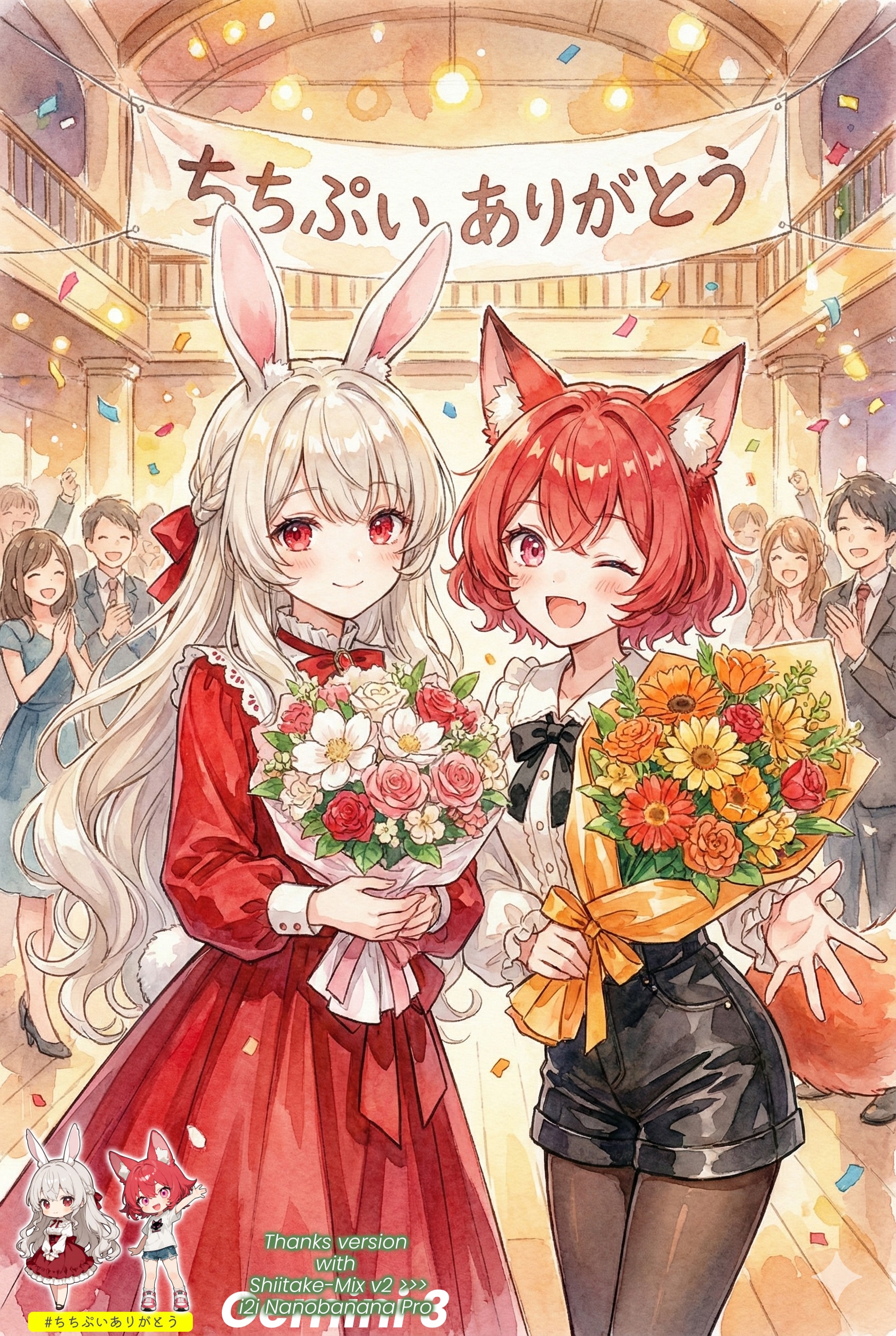 ちちぷいさんに感謝の花束 | の人気AIイラスト・グラビア