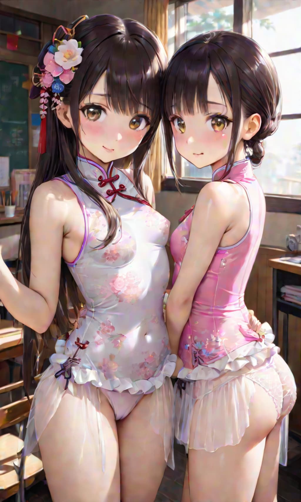 チャイナドレスと学園祭と女子高校生と