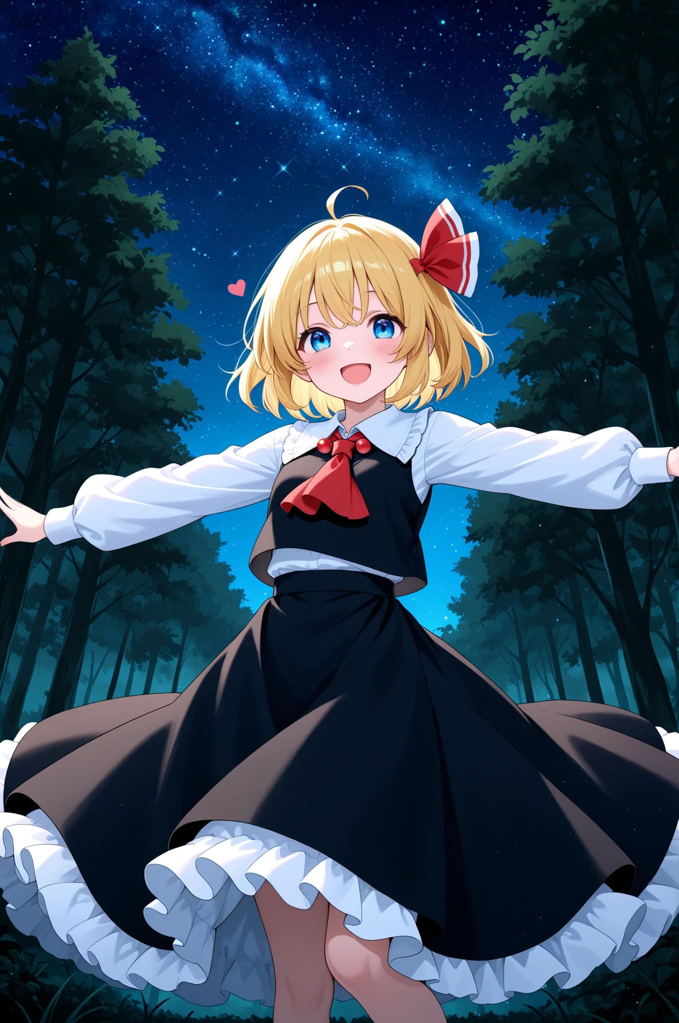 ルーミア➡　楽しいね | の人気AIイラスト・グラビア