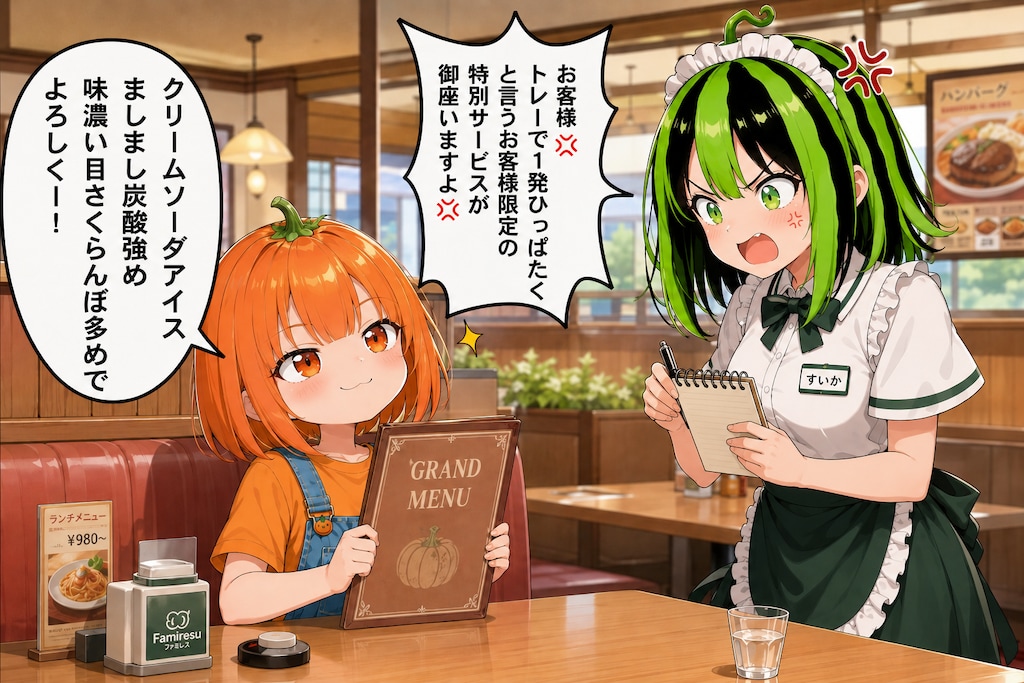 面倒くさい客とスイカちゃん