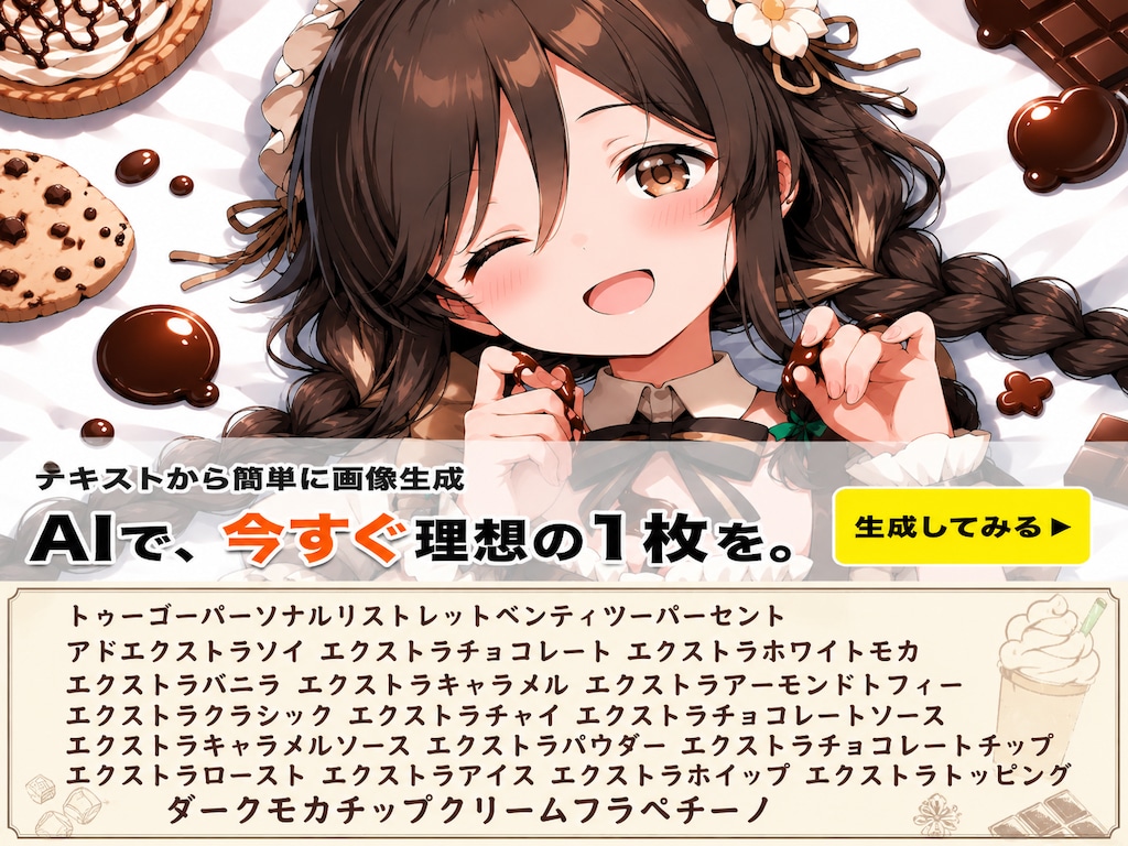 テキストから簡単に画像生成