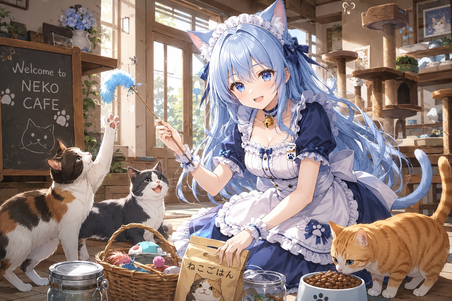 猫カフェで働く元ネコ