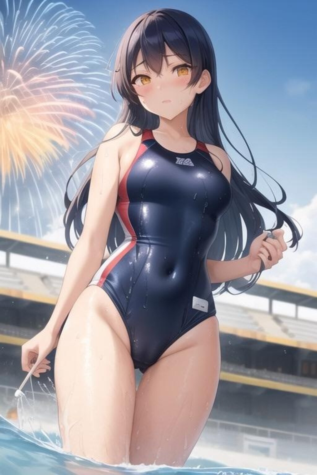 スク水&競泳水着のスクールアイドル達