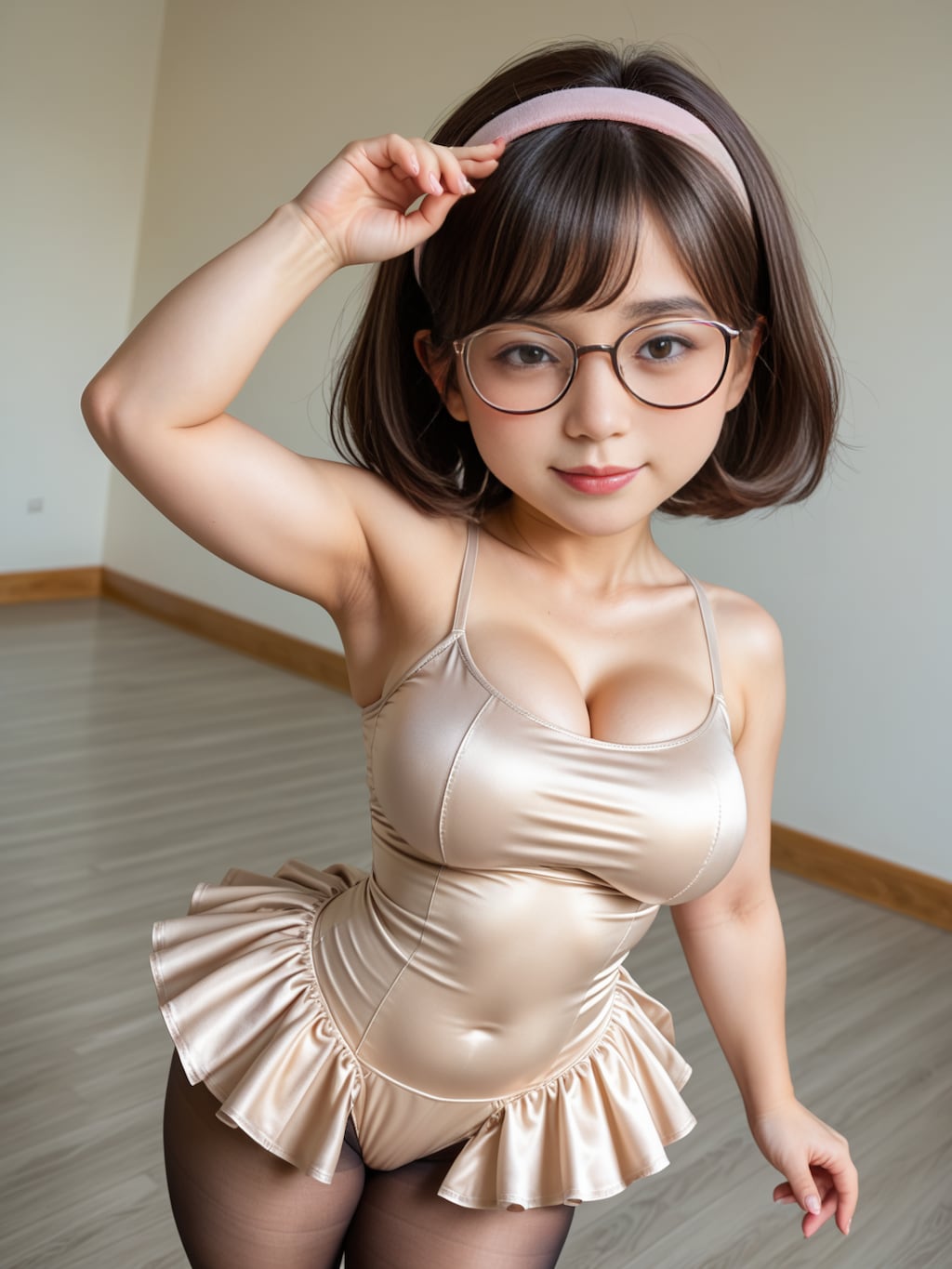 熟女プリマをデフォルメ