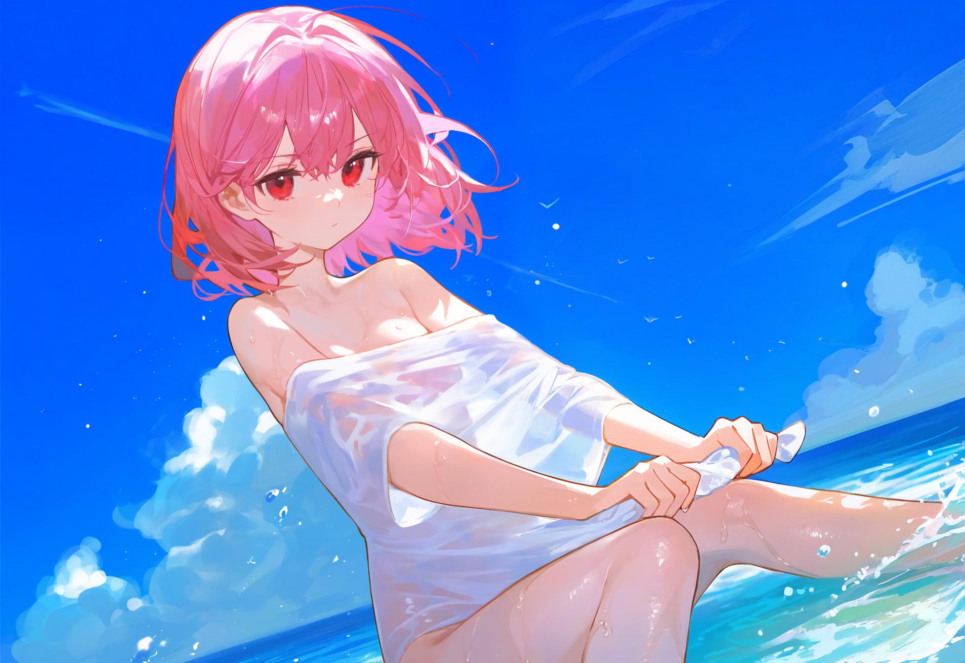 海辺の青いテーマ
