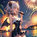 悪魔っ子ライブパフォーマンス250803 3枚目