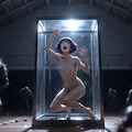 深夜の体育館（陽動作戦失敗） 01 2枚目