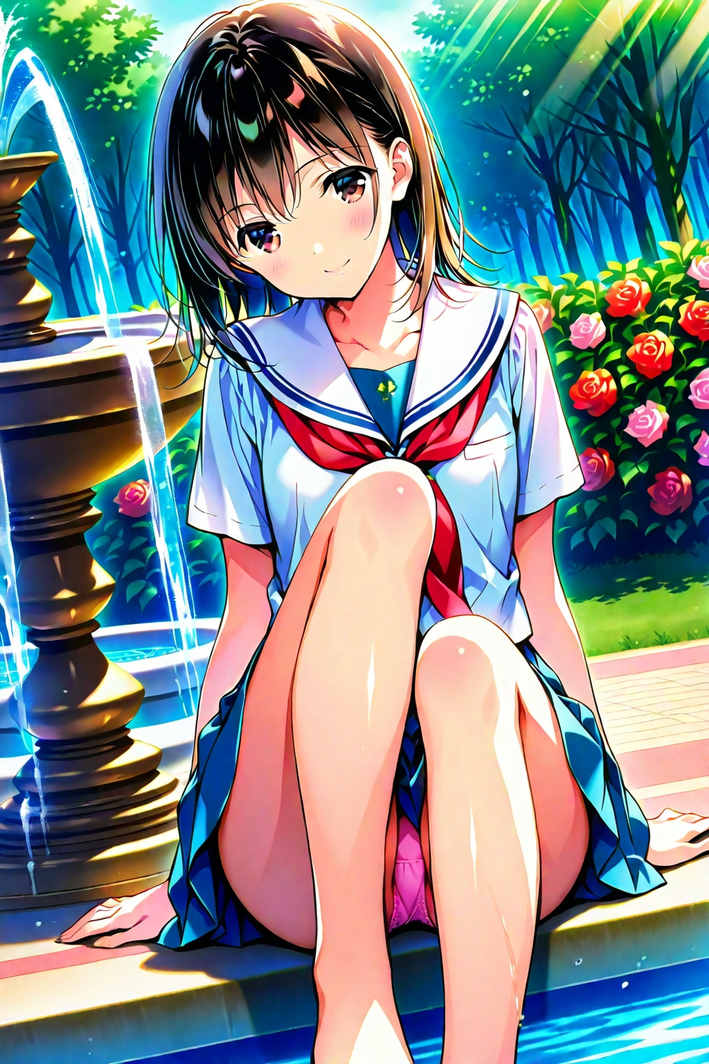 わざと見せて楽しむ子