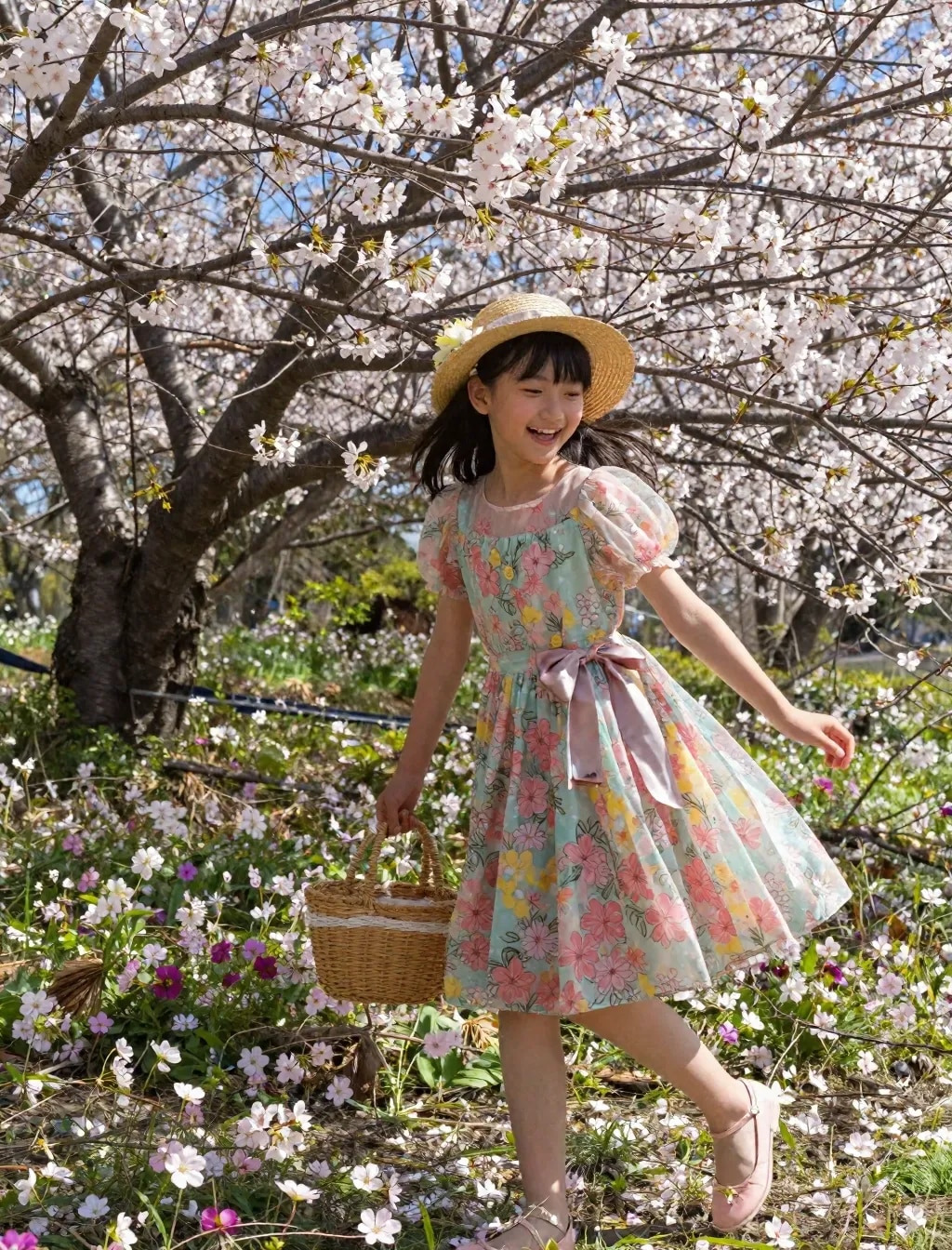 【春色コーデ】春の女の子