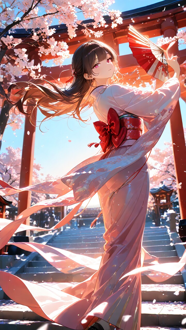 扇子女子 | の人気AIイラスト・グラビア