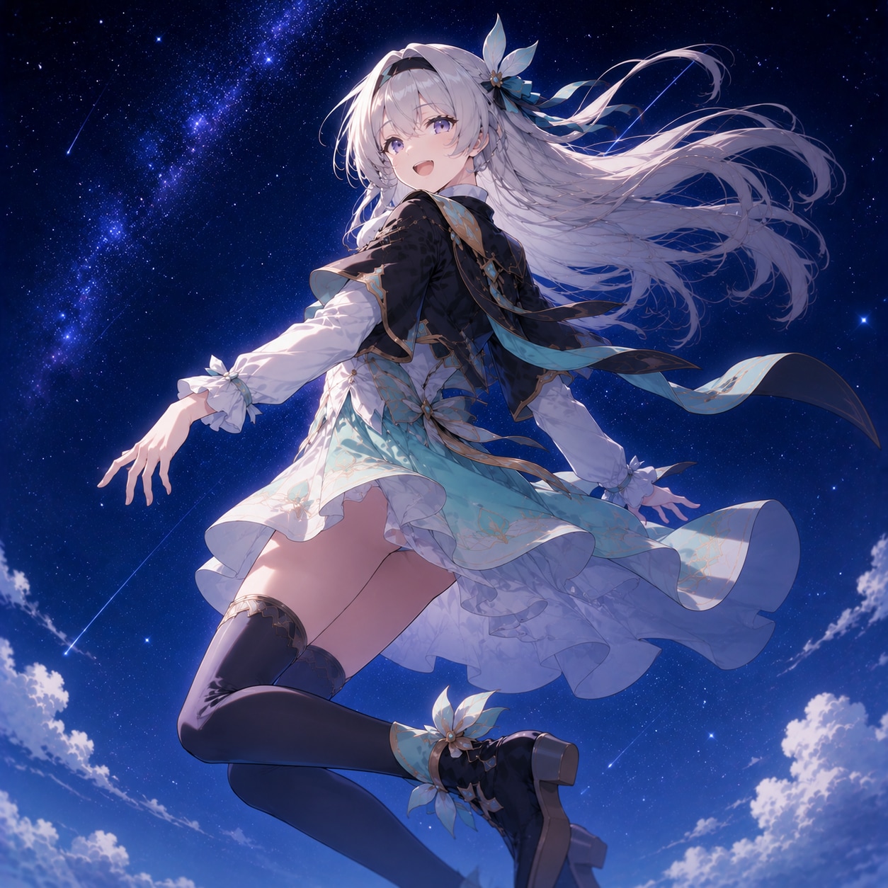 空に舞う