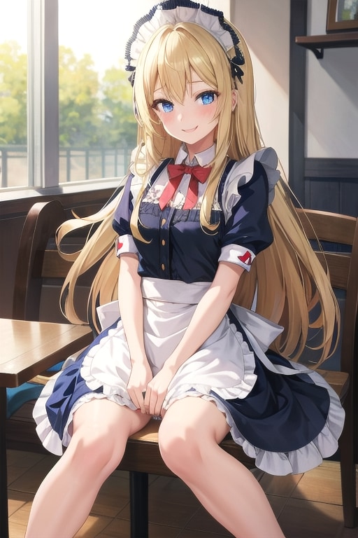 金髪碧眼少女3 | の人気AIイラスト・グラビア