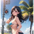 水着の少女 2枚目