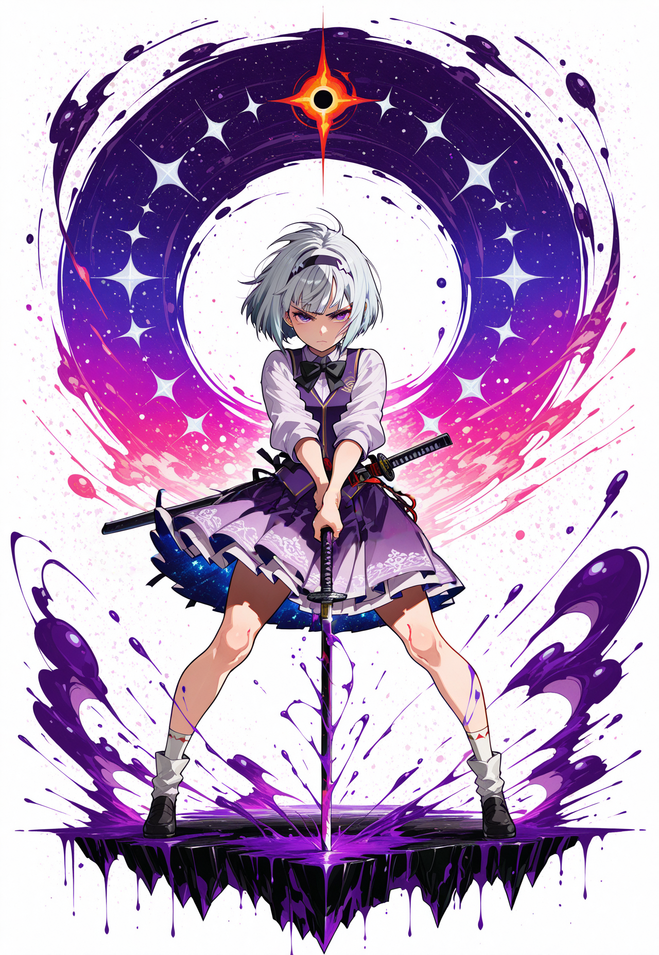 紫電双刃 | の人気AIイラスト・グラビア