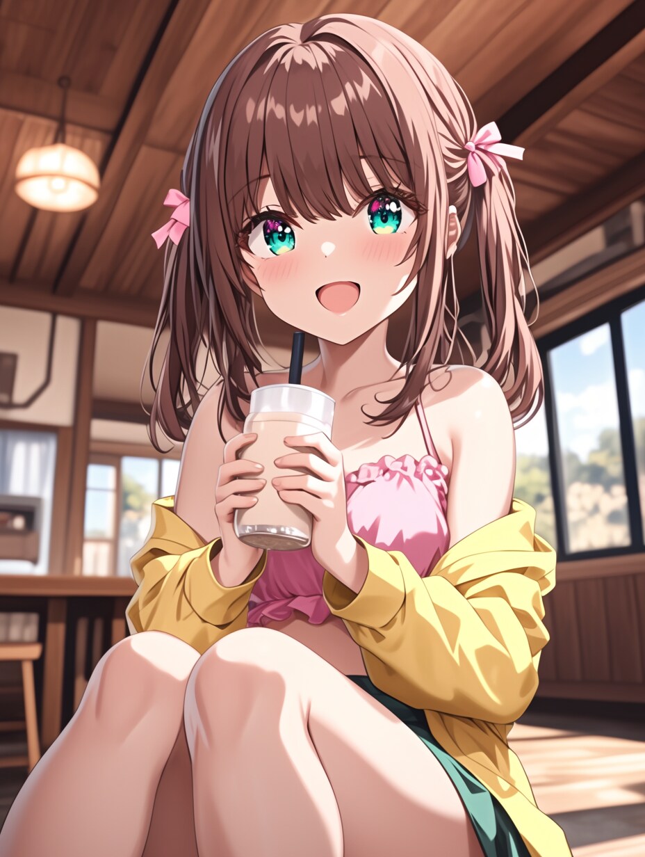 古民家とアーモンドミルク | の人気AIイラスト・グラビア