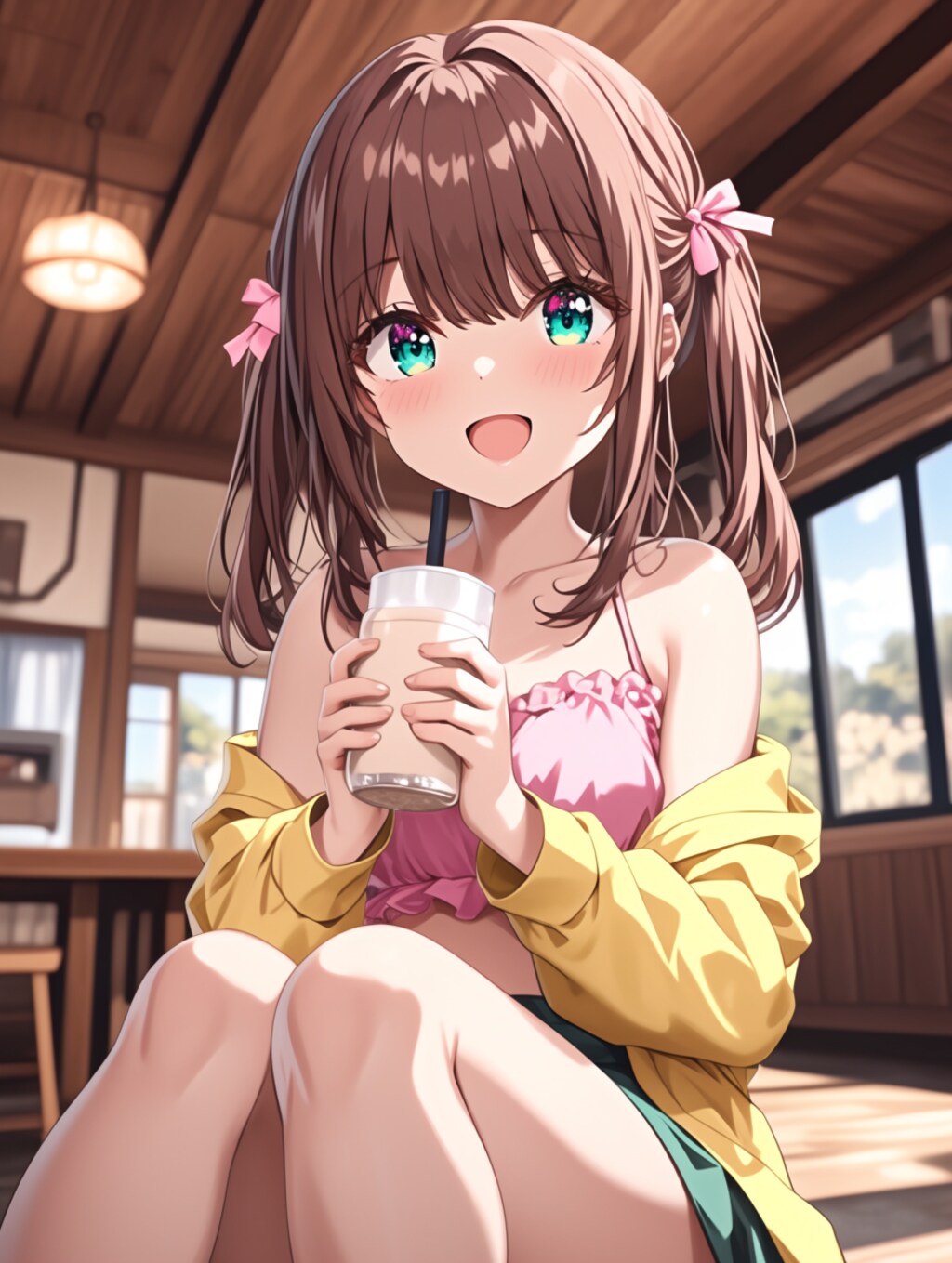 古民家とアーモンドミルク