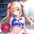 金髪チアガールちゃん 3枚目
