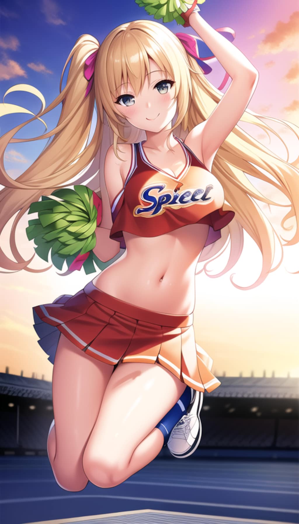 金髪チアガールちゃん