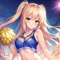 金髪チアガールちゃん 4枚目