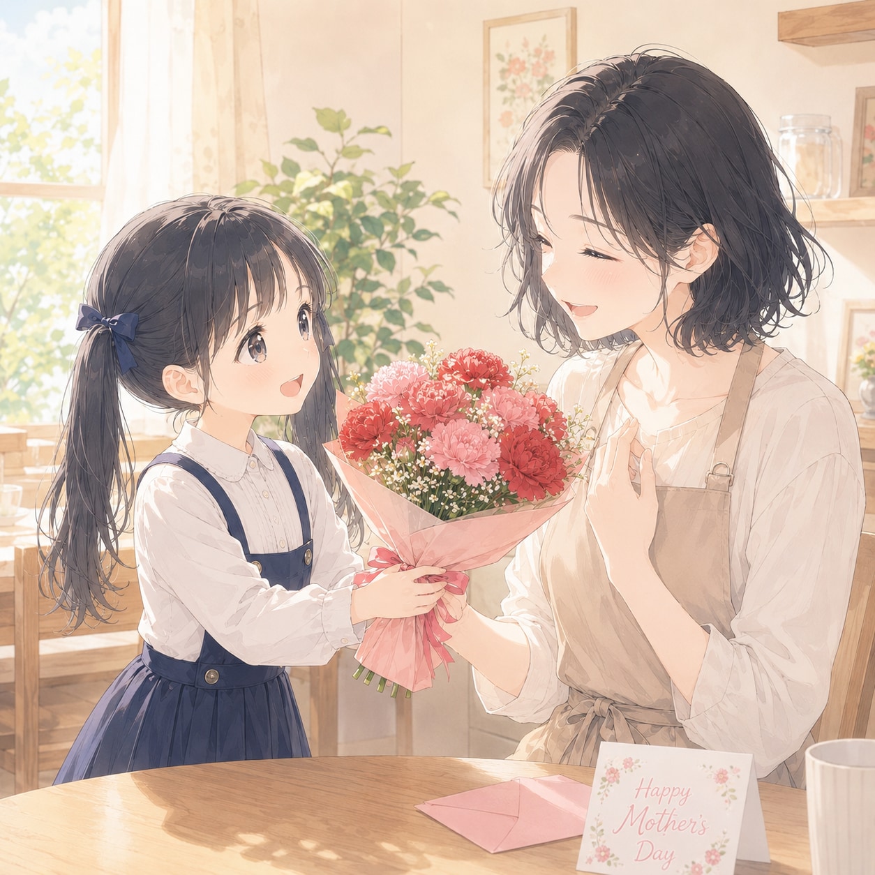 お母さん、ありがとう。 | の人気AIイラスト・グラビア