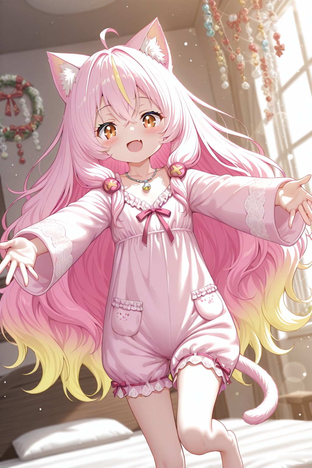 ネコミミハッピーパジャマ