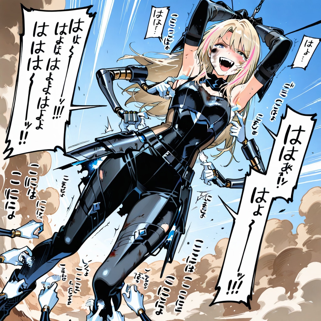 くすぐられる女騎士