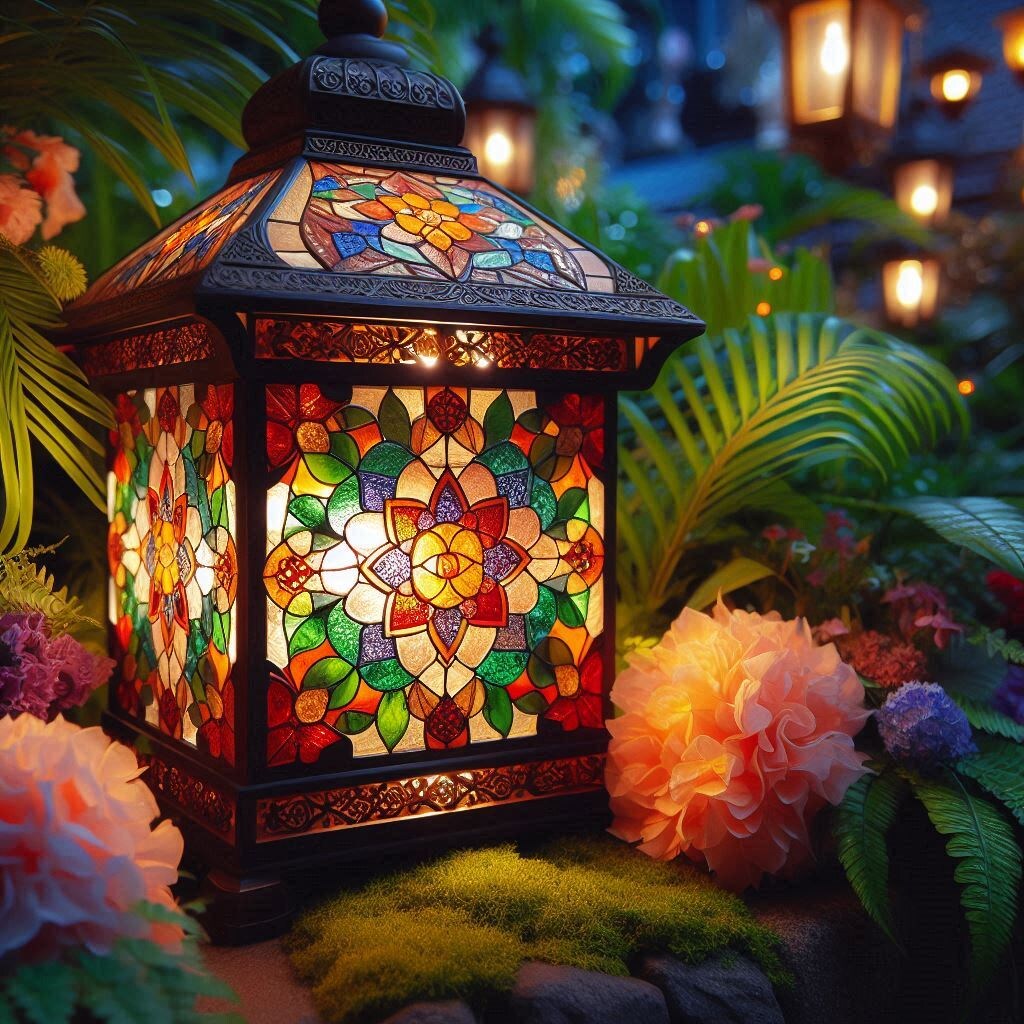 ステンドグラス灯篭？