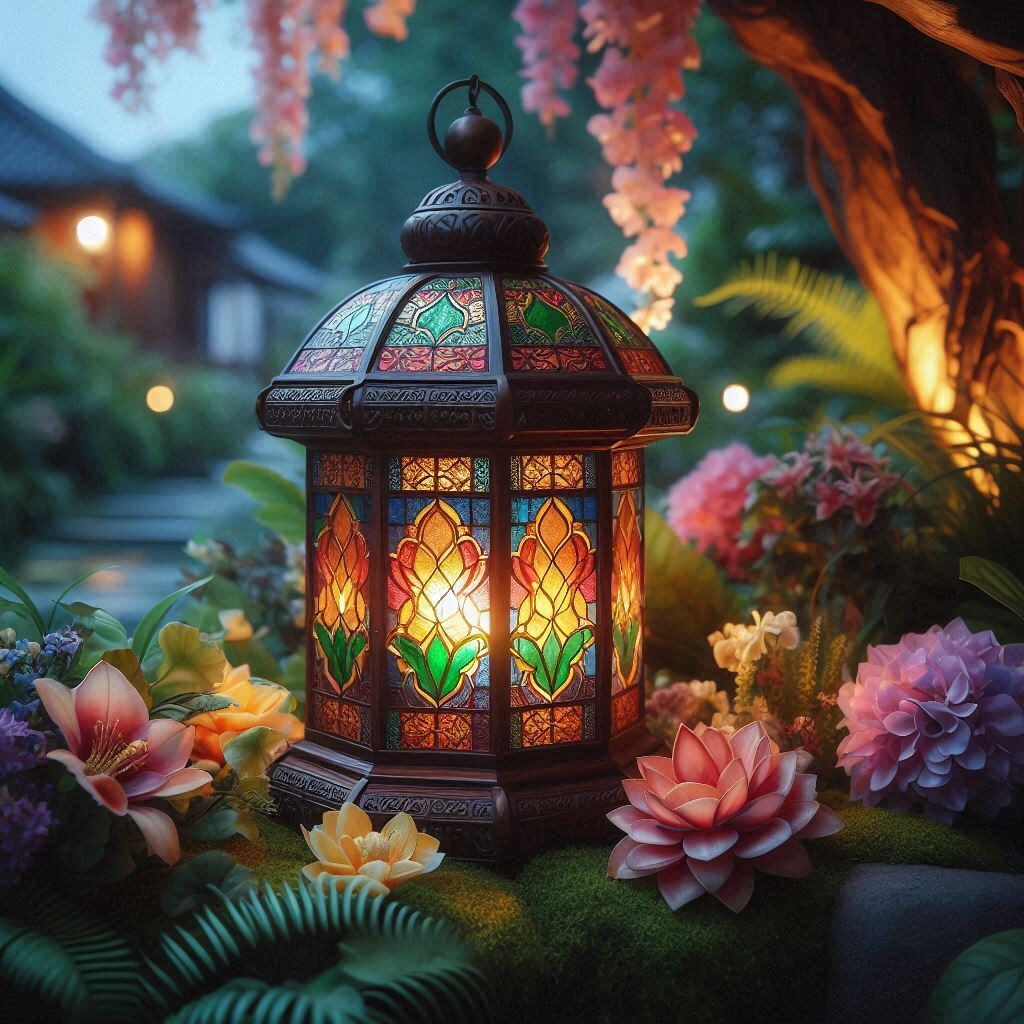 ステンドグラス灯篭？