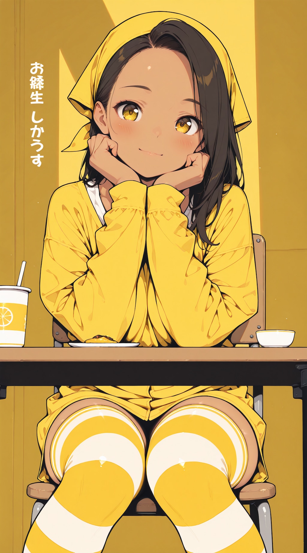 黒と黄のコントラスト 1