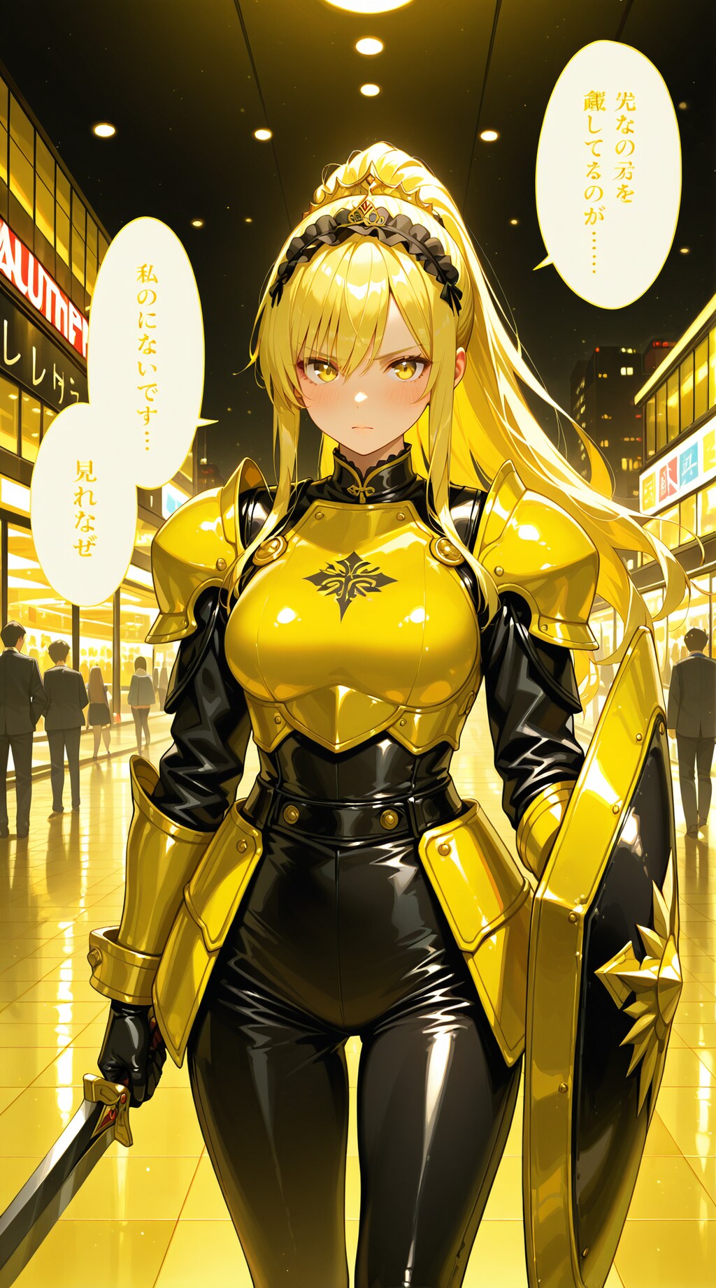 黒と黄のコントラスト 1