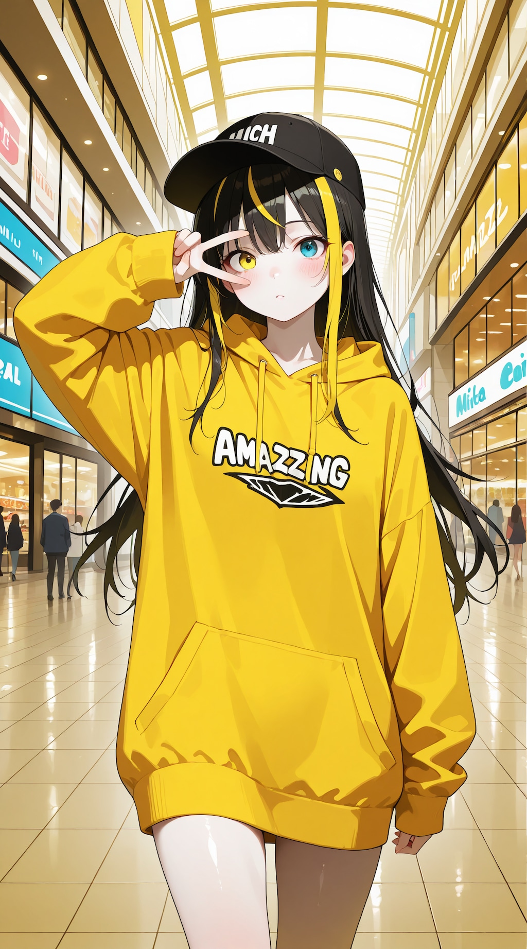 黒と黄のコントラスト 1