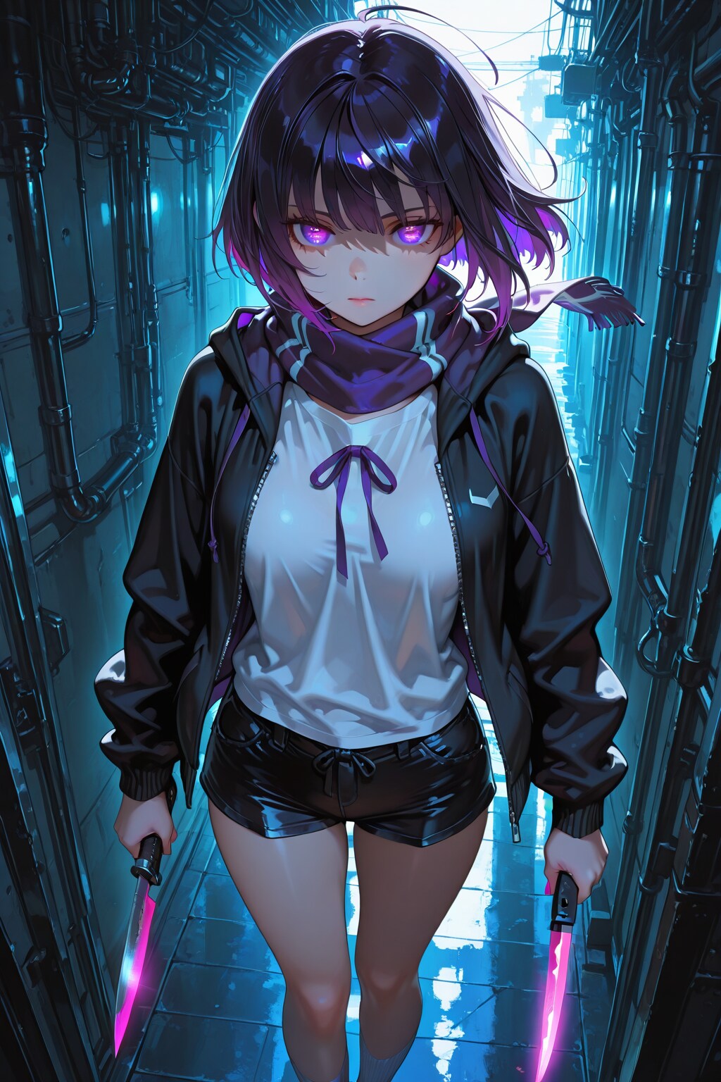 紫色が似合う女の子128