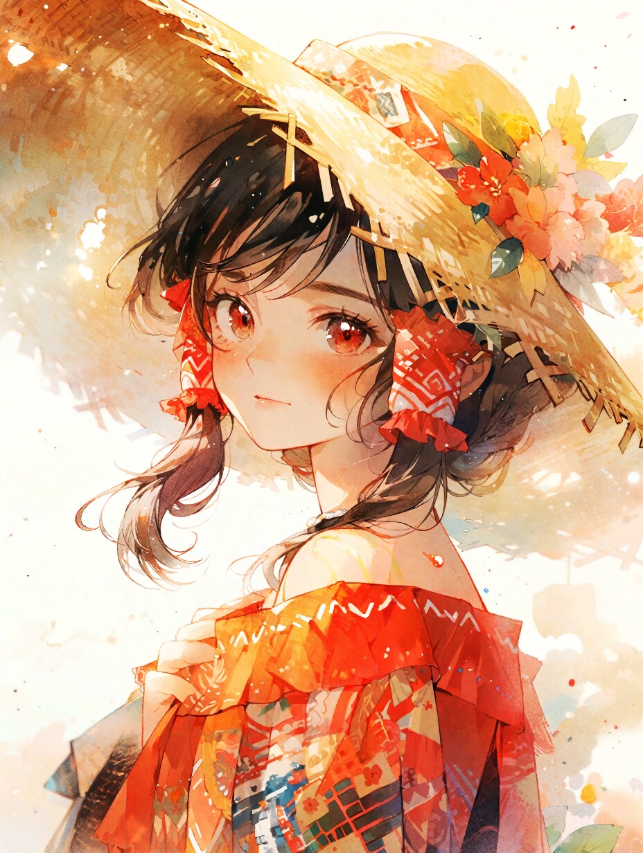 ストロー・ハット | の人気AIイラスト・グラビア