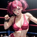 ★(12作品)女子プロレス(物語付き)/women's pro wrestling(tail) 5枚目