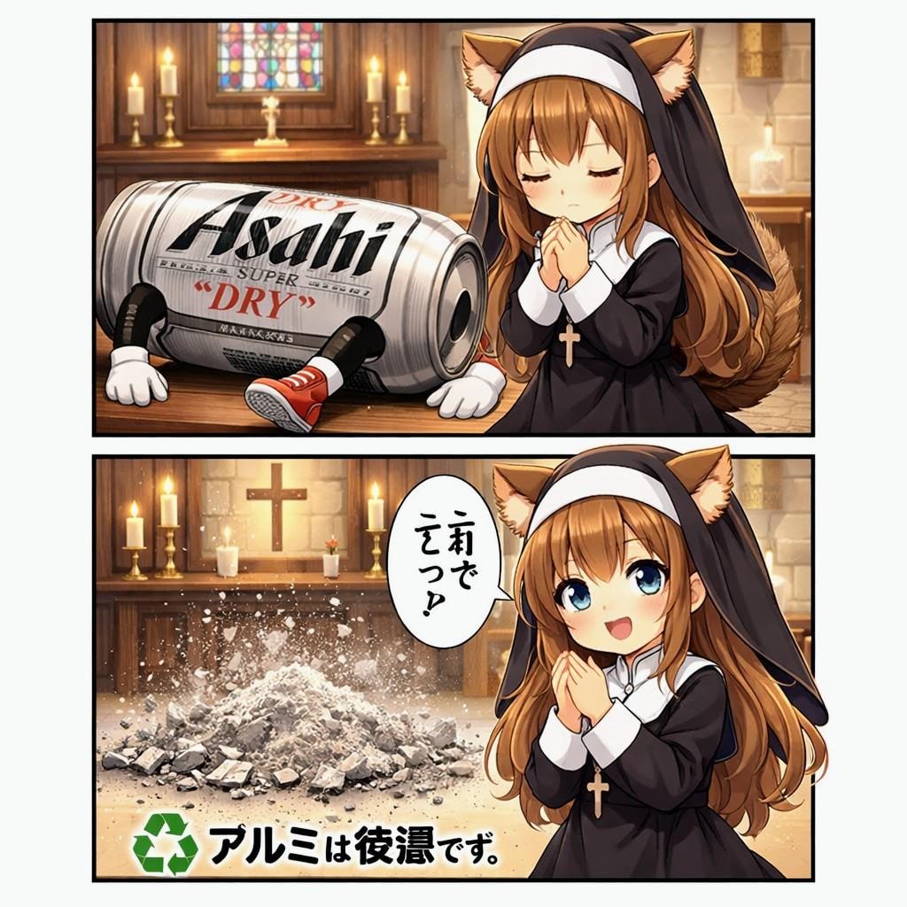 ささやきーいのりーえいしょうーねんじろ！な小さな女の子