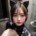 おっぱいポロリ222《キャットスーツ》 7枚目