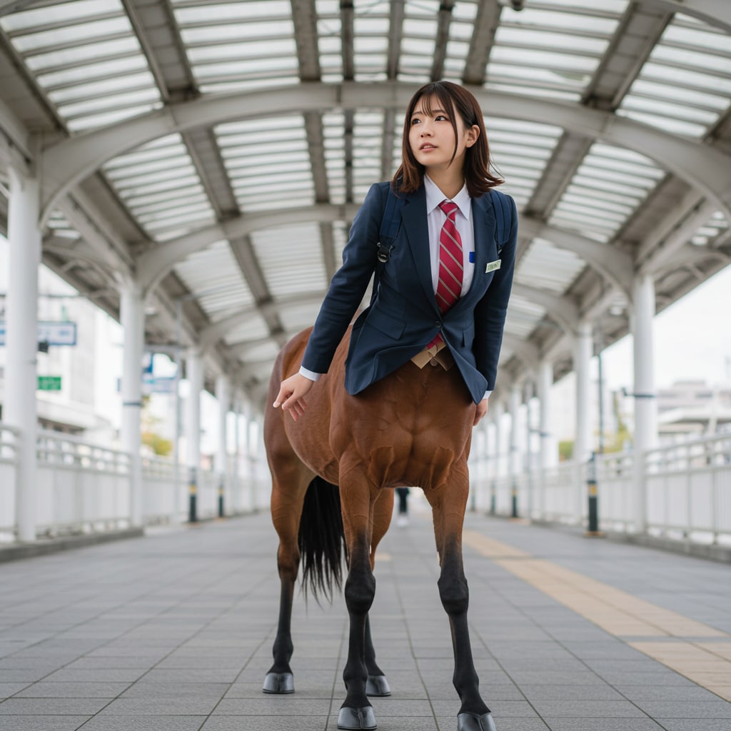 就職活動中のケンタウロスおねえさん