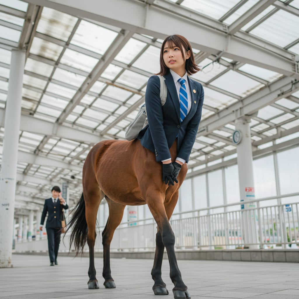 就職活動中のケンタウロスおねえさん