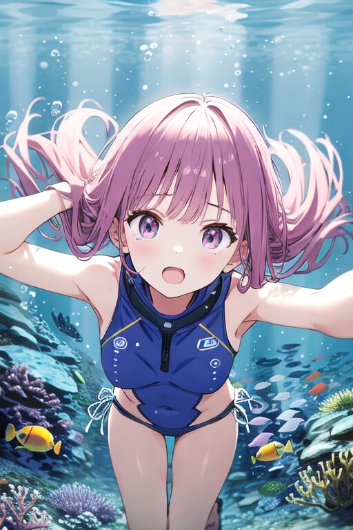 ちちぷい生成：Underwater