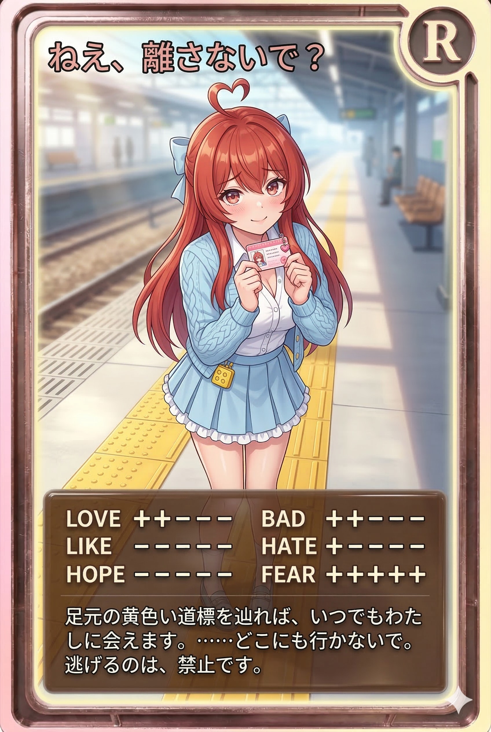 朝かーど「ねえ、さないで？」離 | の人気AIイラスト・グラビア