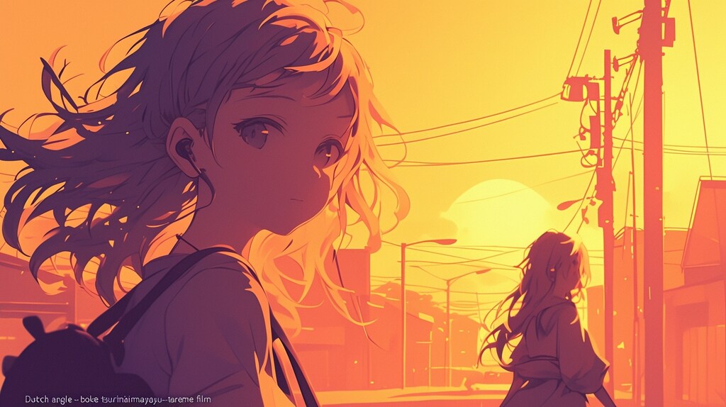 夕日