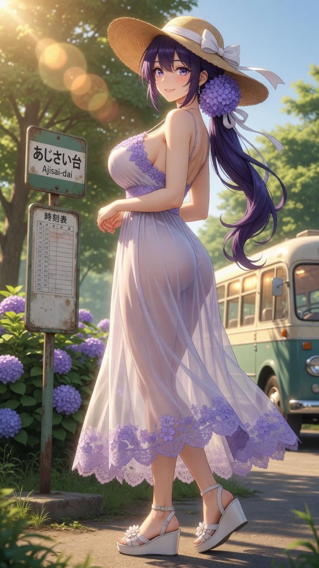 バス待ち