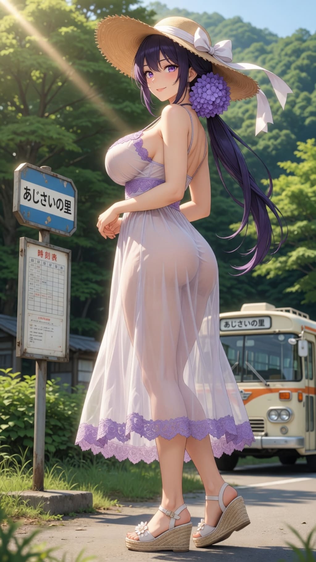バス待ち