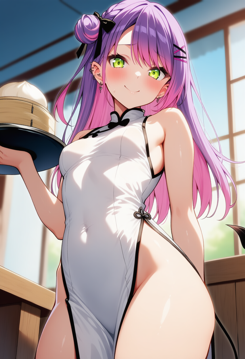 い、いらっしゃいませー！（常闇トワ）