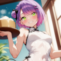 い、いらっしゃいませー！（常闇トワ） 2枚目