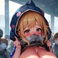 [11枚] 野外露出【ロリ巨乳ガチャ】 4枚目