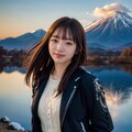 山と日の出 2/10 2枚目