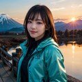 山と日の出 2/10 3枚目